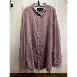Tranquility & Mayhem Men’s 4XLT Lavender Long Sleeve Button Up Shirt